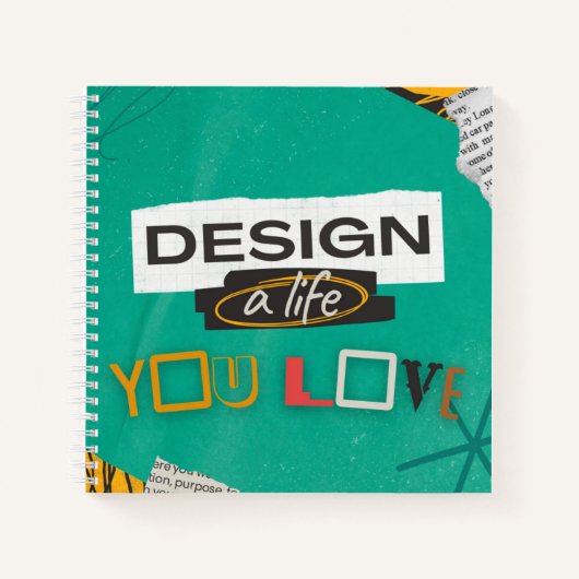 Cahier spiralé pour concevoir une vie que vous aim (Devant)
