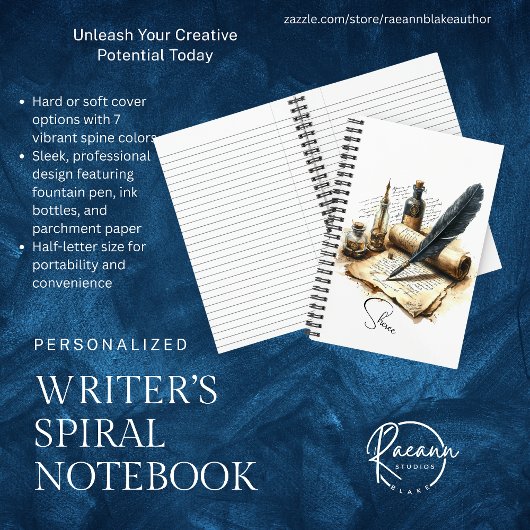 Cahier spiralé pour écrivains