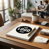 Cahier spiralé promotionnel d'entreprise avec logo