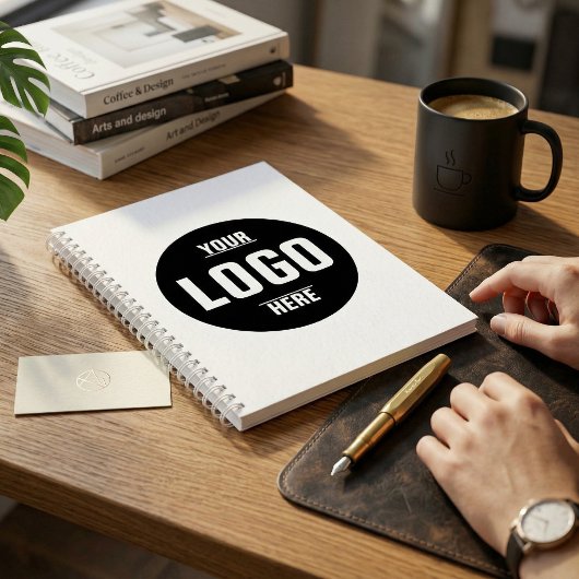 Cahier spiralé promotionnel d'entreprise avec logo