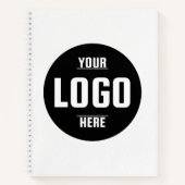 Cahier spiralé promotionnel d'entreprise avec logo (Devant)