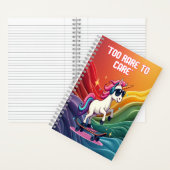 Cahier spiralé Rêves de licorne (À l'intérieur)