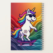 Cahier spiralé Rêves de licorne (Verso)