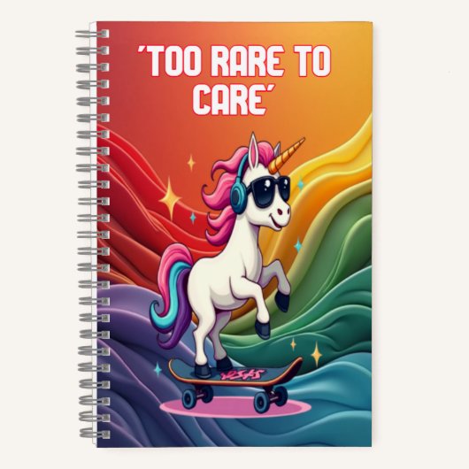 Cahier spiralé Rêves de licorne (Recto)