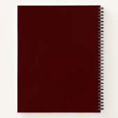 Cahier Spirale Rouge Boo (Dos)