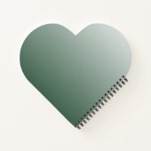 Cahier Spirale Rouge et Vert Élégant (Dos)