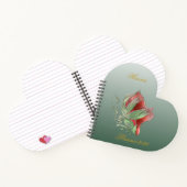 Cahier Spirale Rouge et Vert Élégant (Intérieur)