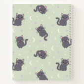 Cahier Spirale Sage Chats Gris Mignons (Dos)