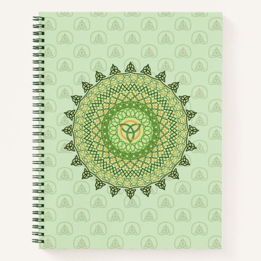 Cahier spiralé Saint-Patrick celtique (Devant)