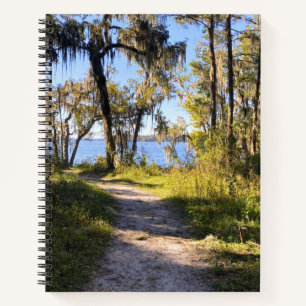 Cahier spiralé sentier au bord de la rivière