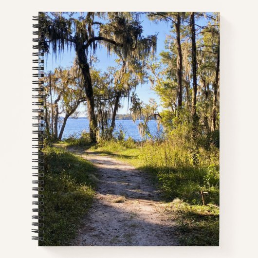 Cahier spiralé sentier au bord de la rivière (Devant)