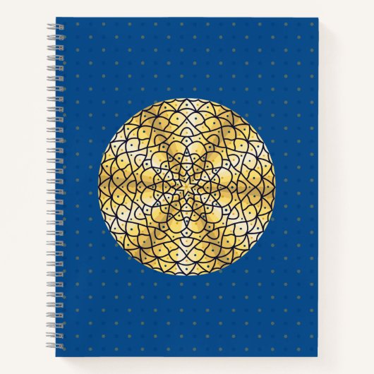 Cahier Spirale Soleil Céleste (Devant)