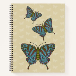 Cahier spiralé Swallowtail japonais