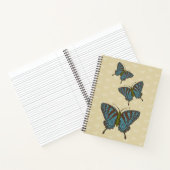 Cahier spiralé Swallowtail japonais (Intérieur)