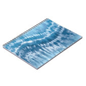 Cahier spiralé Tie Dye Bleu (Côté gauche)