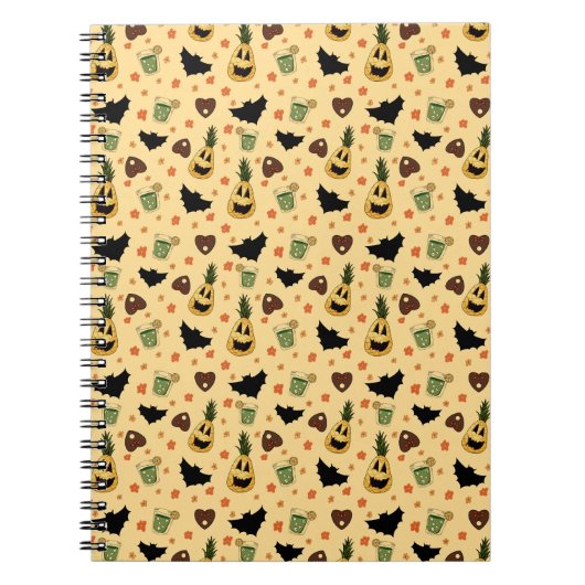Cahier spiralé tropical effrayant (Devant)