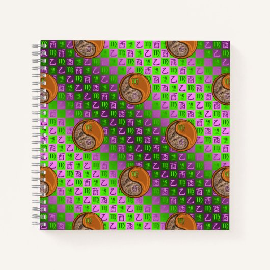 Cahier Spirale Vierge & Coq de Bois (Devant)
