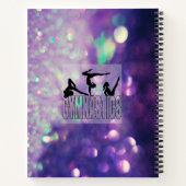 Cahier Spirale Violet GYMNASTIQUE (Dos)