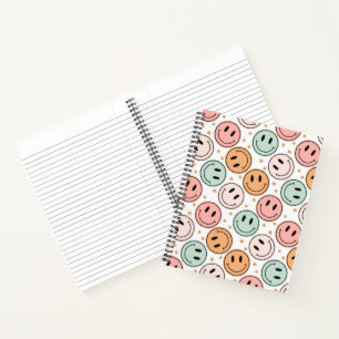 Cahier spiralé Visage Sourire Heureux