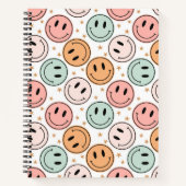 Cahier Spirale Visage Sourire Heureux (Devant)