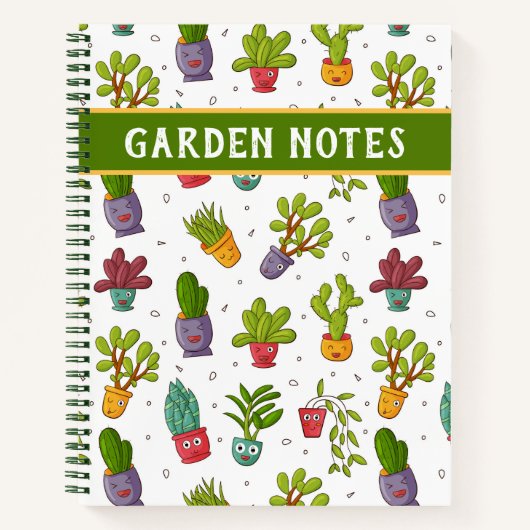 Cahier Succulente, Cactus, Désert (Devant)