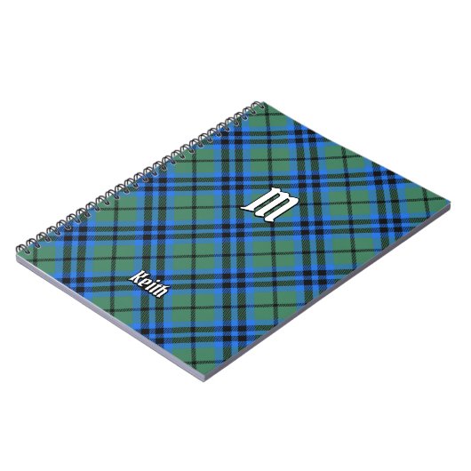 Cahier tartan Clan Keith (Côté gauche)
