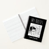 Cahier Thème Espace avec nom du propriétaire (Intérieur)