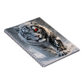 Cahier tigre blanc cyborg (Côté Droit)