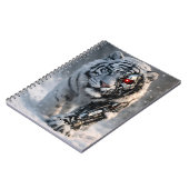 Cahier tigre blanc cyborg (Côté gauche)