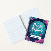 Cahier Tourbillon Galactique avec Nom Éditable (Intérieur)