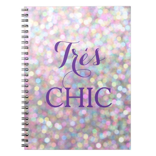 Cahier Très CHIC Étincelant (Devant)