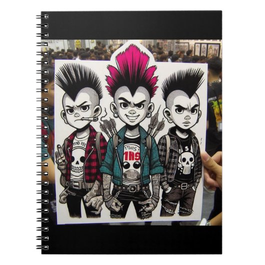 Cahier Trio Punk (Devant)