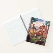 Cahier « Un après-midi doré » 8,5 x 11" (Intérieur)