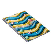 Cahier Vague Océanique Gâteau Côte Plage (Côté Droit)