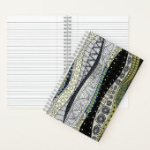 Cahier Vagues Zen en Spirale (À l'intérieur)