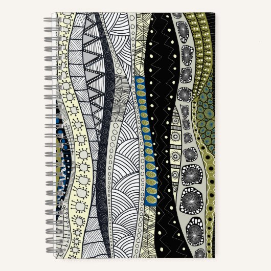 Cahier Vagues Zen en Spirale (Recto)