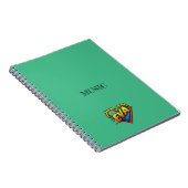 Cahier vert Eva Heart (Côté Droit)