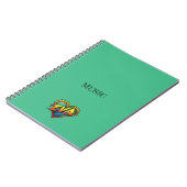 Cahier vert Eva Heart (Côté gauche)