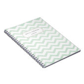 Cahier Vert Menthe Moderne (Côté Droit)