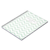 Cahier Vert Menthe Moderne (Côté gauche)