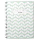 Cahier Vert Menthe Moderne (Devant)