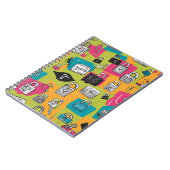 Cahier vibrant avec un design original et cool (Côté gauche)