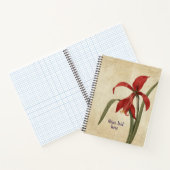 Cahier Vintage Amaryllis (Intérieur)
