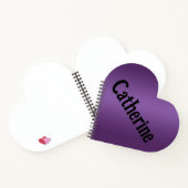 Cahier Violet Catherine Heart (Intérieur)