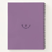 Cahier violet citation positive motivation (Dos)
