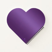 Cahier Violet Heart (Dos)