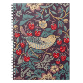 Cahier William Morris Strawberry Thief (Devant)