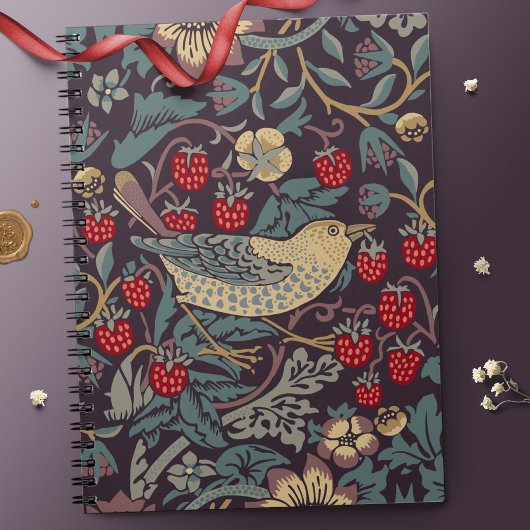 Cahier William Morris Strawberry Thief