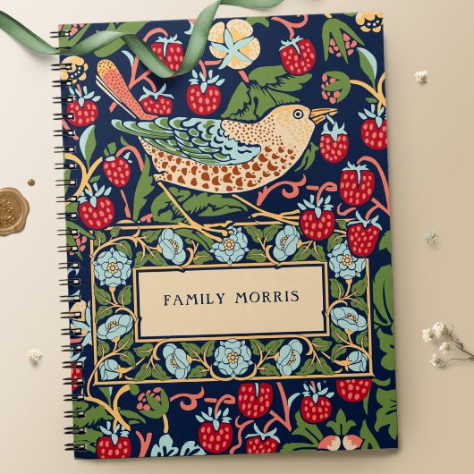 Cahier William Morris Strawberry Thief