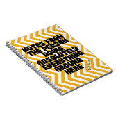 Cahier ZigZag Jaune Prise de Notes Réunion de Bure (Côté Droit)